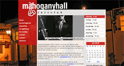 Desktop Screenshot of mahoganyhall.nl