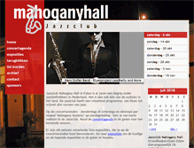 Tablet Screenshot of mahoganyhall.nl